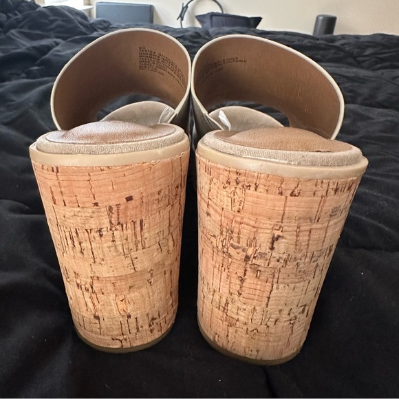 Universal Thread Nessa Platform Clog Mules, Taupe 6.5 - Picture 4 of 5